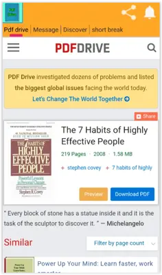 Pdf drive android App screenshot 1